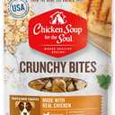 Chicken Soup For The Soul Pet Food Crunchy Bites Dog Treats, Chicken, 12 Ounce Bag | Soy, Corn & Wheat Free, No Artificial Flavors or Preservatives, Best By: 11/2025