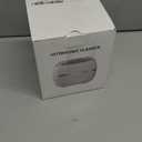 Ultrasonic Retainer Cleaner Machine, 48kHz Dental Cleaning Pod for Night Guards, Mouth Guards, Aligner, Braces, Toothbrush, Jewelry, Ultrasonic Dentures Cleaner with Digital Timer, 220ML, White