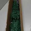 5Ft PVC Artificial Pencil Christmas Tree Slim Stand Green