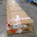 Bellemave Queen Size Floor Bed with Slats and Safety Guardrail, Queen Size Montessori Floor Bed with Fence and Built-in Bookshelf, Easy Assemble Montessori Beds for Girls, Boys, Natural