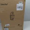 Smeike Black Exterior Wall Sconces, 28" H Large Outdoor Wall Light Fixtures