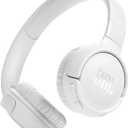 JBL Tune 520BT - Wireless On-Ear Headphones, Up to 57H Battery Life and Speed Charge, Lightweight, Comfortable and Foldable Design, Hands-Free Calls with Voice Aware (White)