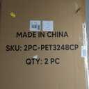 BesWin Office Chair Mat for Carpet, 2 Pack 32" x 48" Heavy Duty Hard Computer Desk Chair Mat for Carpeted Floors, Anti-Slip Carpeted Floor Protector for Home Office, Smooth Glide, Ship Flat