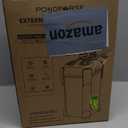 172GPH Canister Filter, External Aquarium Filter Ultra-Quiet Water Circulation Cleaning Machine with Media for Fish Tanks and Aquariums Up to 30 Gallons (172GPH)