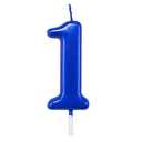 Blue Birthday Candles 1 Candle 1st One Year Cake Bady Roman Numberal Cool Number Candle No 10 11 12 13 14 15 16 17 18 19