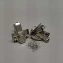 Chibery 2 Pack 165 Degree Lazy Susan Hinge, Face Frame, CLIP ON Plate for Easy Installation, Soft Close Multi-pivot Concealed hardware for Corner Kitchen Cabinet, Cupboard Folded, Folden Door, Closets