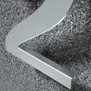 BetLight 8 Inch Modern House Numbers- Premium Aluminum Floating Home Address Number with Exquisite Drawing Process, Silver, Number 7
