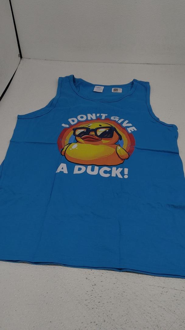I Don't Give A Duck Lover Funny Duck Owner Rude I Love Duck Tank Top Size M