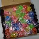 38 Pack Light Up Rings Christmas Party Favors for Kids 4-8 8-12, Goodie Bags Stuffers Treasure Box Toys for Classroom Prizes, Birthday Glow in The Dark Party Supplies Favors for Kids