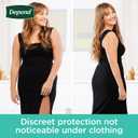 Depend Fresh Protection Adult Diapers, Incontinence & Postpartum Bladder Leak Underwear for Women, Disposable, Maximum, Small, Blush, 32 Count
