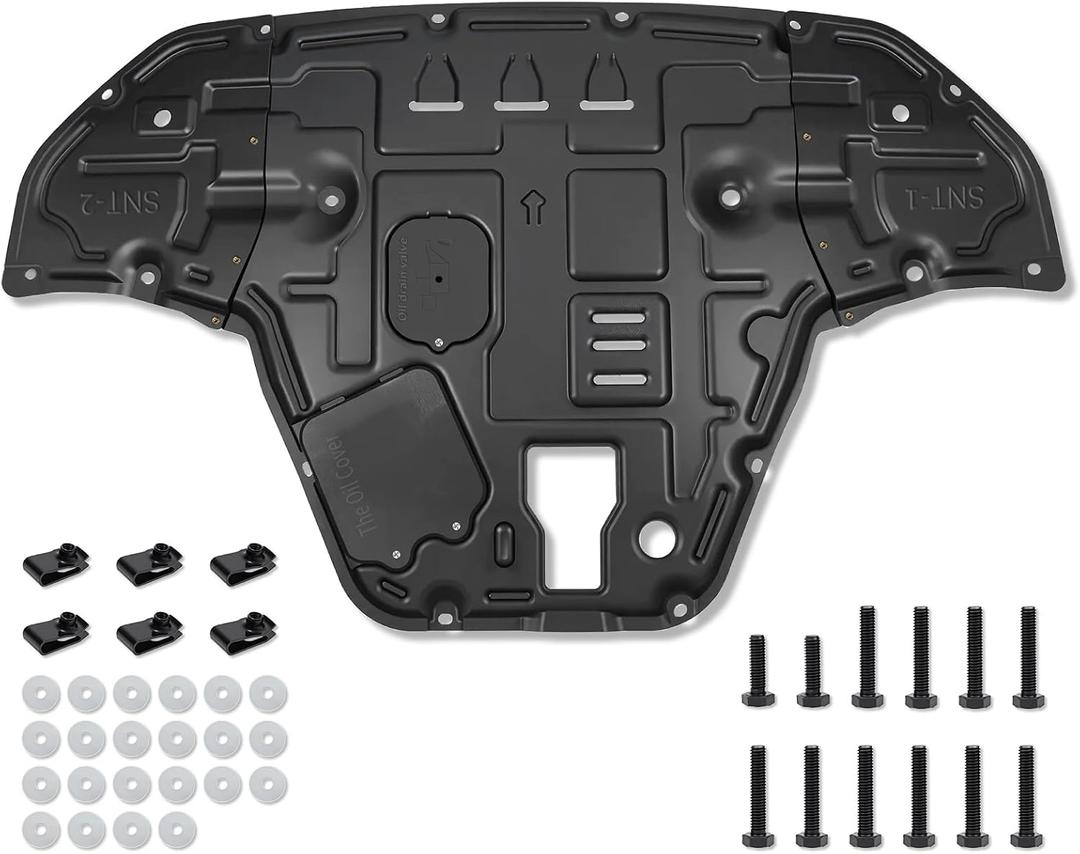 Front Lower Engine Splash Shield with Screw Compatible with Hyundai Sonata 2020 2021 2022 1.6L 2.0L 2.5L,Under Car Case Guard Lower Cover Board Mud Flaps