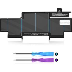 A1502 Battery Replacement for MacBook Pro (Retina,13-inch, Early 2015/Mid 2014/Late 2013) A1582 A1493 Battery for MacBook Pro A1502 [11.36V 6600mAh 74.97Wh]
