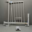 Carlson Pet Products Extra Wide Walk-Through Gate W/Door (014241), 
38.5"W x 34"H