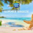 Fresh Step Cat Litter Crystals in Tropical Summer Breeze Scent - Cat Litter Box Deodorizer - Combats Odors and Neutralizes Smells to Keep Your Home Clean, 15 Ounce - 3 Pack