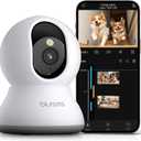 blurams 5G Pet Camera 2K, 360 PTZ Dog Camera with Phone App, Indoor Cameras for Home Security w/Dual-Band WiFi6, 2-Way Audio, Motion Tracking, Color/IR Night Vision, Siren, Cloud&SD