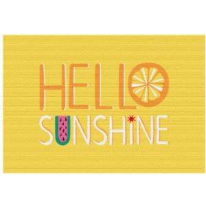 Lintex Hello Sunshine Textilene Placemats