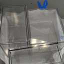 Baby Bottle Organizer for Countertop with Dust Protection, 5Pack Stackable Baby Organizers and Storage for Bottles, Clear Acrylic Container with Drawer for Kitchen, Cabinet, Vanity, Bathroom, Pantry