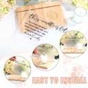 3 Pcs Sympathy Gifts Memorial Candle Acrylic and Wooden In Loving Memory Wedding Signs for Loss of Loved One Memorial Sign Bereavement Gifts (Wing)