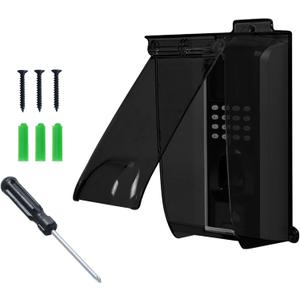 Outdoor Flip Sun Keypad Cover,Access Control Rain Cover, Weatherproof protective,Flip Cap Door Keypad Waterproof cover,Keypad Rain Covers Compatible for Door Keypad/Lock Keypad