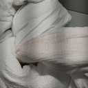 Vera Wang - Queen Comforter Set, Premium Cotton Bedding Set with Matching Shams, Chic Room Essentials, Oeko-Tex Certified (Puckered Texture White, Queen)