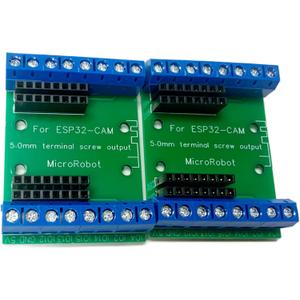 2pcs ESP32-Cam Terminal Breakout Board 16 Pins GPIO Expansion Board, Compatible for ESP32-Cam