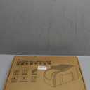 Center Console Dog Car Seat, Pet Car Seat, Armrest Middle Console Booster Travel Carrier for Small Dogs and Cats(Black Leather)