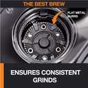 KRUPS Precision Burr Coffee Grinder: 12 Settings, 8 oz Capacity for Drip, French Press, Espresso, Pour Over, Cold Brew - Stainless Steel, 110W, Auto-Stop, Easy Clean - Coffee Grinders for Home Use