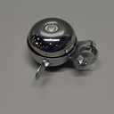 Cool Chrome Rotary Double-Sided Metal Classic Vintage Bike Bell Road Mountain Tricycle Retro Bicycle Handlebar Bell Safety Cycling Loud Ring Accessories Horn Crisp Clear Sound Alarm