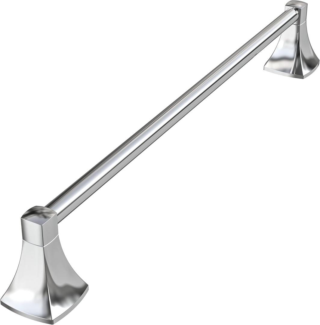 24 Inch Chrome Towel Bar Towel Rack for Bathroom Kitchen Hand Towel Holder Dish Cloths Hanger SUS304 Stainless Steel Rustproof Wall Mount