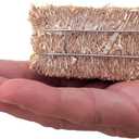 Meyer Imports Mini Hay Bales - Small - (Pack of 3) Small Decorative Hay  for Craft/Dollhouse/Farm/Halloween/Table Decoration - 2.5 x 1 Inches Each (Quantity of Three)