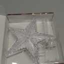 Christmas Tree Topper Star Warm White Light Christmas Tree Decor for Christmas Holiday Home Fit for General Size Xmas Tree, 8.7 Inch