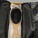 Belula 100% Boar Bristle Hair Brush Set (Medium). Soft Natural Bristles for Thin and Fine Hair. Restore Shine And Texture. Wooden Comb, Travel Bag and Spa Headband Included!