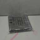 Amazon Basics Faux Linen Throw Pillow Covers with Hidden Zipper Closure, 18  18in, Dark Gray, Pack of 2