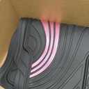 Road Comforts Car Floor Mats Full Set Front & Rear Car Floor Mats with Aluminum Design, Anti-Slip Backing, All-Weather Protection, Trim-to-Fit Car Mats for Most Sedans, SUVs & Vans - Pink