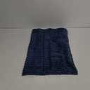 UGASA 14x24 Inch Pillow Cover Pack of 1 Soft Boho Stripe Corduroy Long Rectangle Lumbar Cushion Cover Farmhouse Decorative Throw Pilowcase for Bed, Couch, Sofa, Bedroom, Living Room, Blue