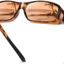 DUCO Polarized Wraparound Fitover Glasses Wear Over Sunglasses for Men Women UV Protection Sun Glasses 8954