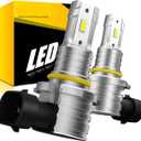 Rimthin H7 Led Lights 15000LM For H11 H9 H8 9005 HB3 9006 HB4 H4 3000K 6500K (9006 HB4)