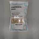 LIN PERFORMANCE 15-20 mmHg Medical Footless Compression Stockings for Women Men Thigh High Dot-Top Support Compression Leg Sleeves for Varicose Veins (Nude,XXL)