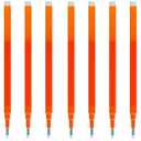 Pilot Gel Ink Refills for FriXion Erasable Gel Ink Pen, Fine Point 0.7mm, Orange Ink, Pack of 9