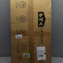 Bakers Rack with Power Outlet & Storage, 33 Inch Microwave Stand Kitchen Shelf Storage Rack, Coffee Bar Cart with Wheels & Hooks, 4-Tier Metal Kitchen Shelves Cart, Chrome