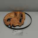 WELLAND Cedar Wood Wall decoration Ornaments, 16" L x 16" W x 1" H Hanging Decoration, irregular shape dcor for Home Office, Living Room, Bedroom, Entryway, Bathroom