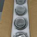 NETANY Set of 4 Glass Carafe with Lid, 1 Liter Beverage Serveware Carafe, Clear Glass Pitcher for Mimosa Bar, Brunch, Cold Water, Juice, Milk, Iced Tea, Lemonade