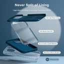 7 x TOCOL for iPhone 13 Case, Slim Silicone Case for iPhone 13 6.1 Inch, Precise Fit, Anti-Slip, Drop Protection, Midnight Blue