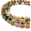 ABCGEMS Madagascan Kabamby Ocean Jasper Beads (A Revolutionary Cutting Technique Brings a More Dynamic Look) Diamond-Cut Diagonal-Drilled 3D Magical-Cube 5mm (Corner-to-Corner 6mm)