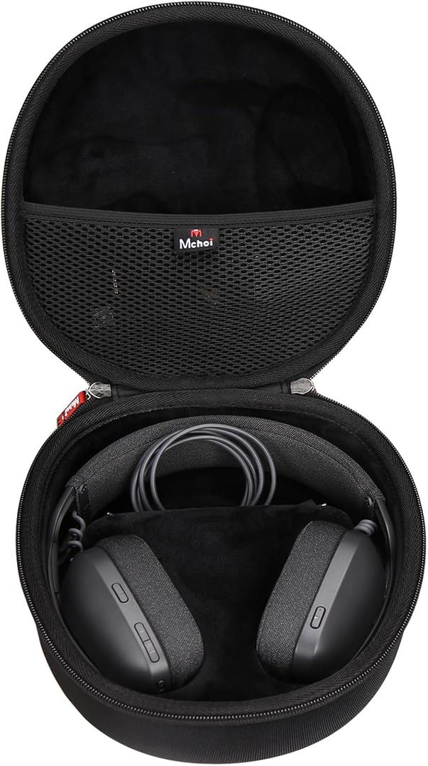 Mchoi Headphones Case Fits for Logitech Zone Vibe 100&125 / for Logitech G PRO X, G735 Wireless Headphones, Case Only, Black