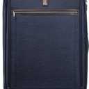 Travelpro Platinum Elite Softside Expandable Checked Luggage, 8 Wheel Spinner Large Suitcase, TSA Lock, Men and Women, True Navy Blue, Checked Large 29-Inch