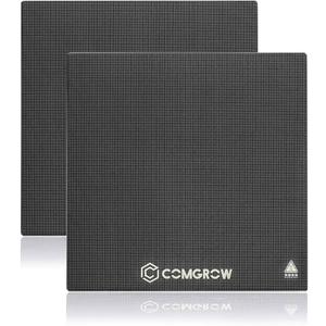 Comgrow 2PCS Ender 3 Pro Glass Bed, Upgraded Tempered Glass Plate with Bed Clips, Ender 3 Build Plate 235x235x4mm for Creality Ender 3 Pro/Ender 3 V2/Ender 3 V2 Neo/Ender 3 Neo/3 S1/3 S1 Pro/5 Pro