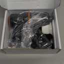 KMM Handheld Car Vacuum Cleaner, 9000PA Vacuum Cleaner & Air Duster, 120W High Power Vacuum Portable Cordless, Hand Held Vacuum Rechargeable with Multi-Nozzles & LED Light for Home, Car, Office (Black & Orange)