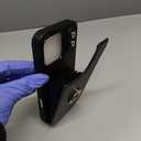 Folosu Compatible with iPhone 16 Pro Max Case Wallet with Card Holder, 360Rotation Finger Ring Holder Kickstand, RFID Blocking Leather Protective Double Buttons Shockproof Cover 6.9 Inch Black