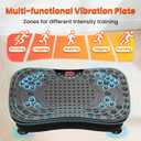 AXV Vibration Plate Exercise Machine Whole Body Workout Portable Mini Vibrate Fitness Platform Lymphatic Drainage Machine for Weight Loss Shaping Toning Wellness Home Gyms Workout (Mini), SLIM-BLACK